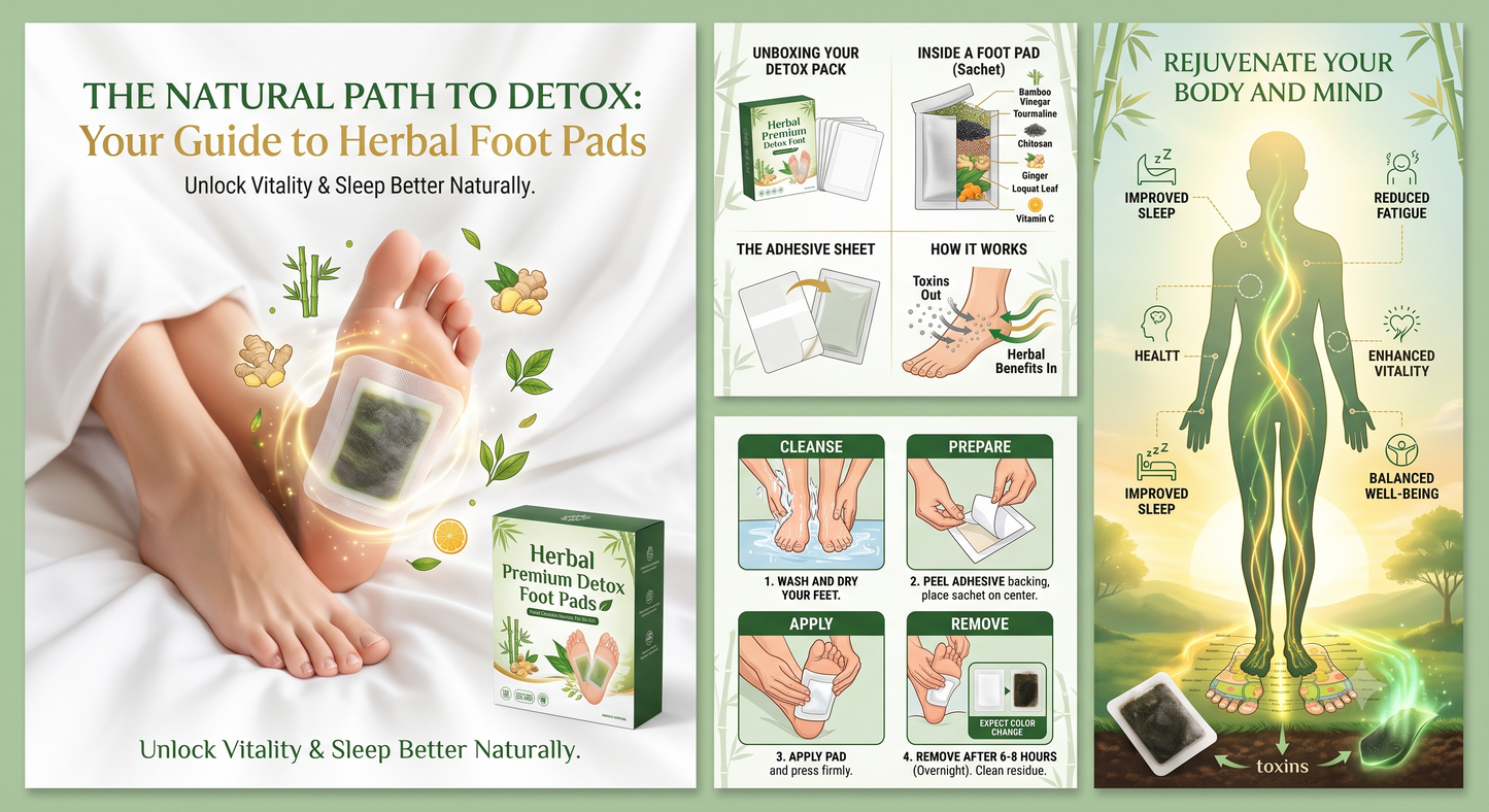 The Ultimate Guide to Herbal Premium Detox Foot Pads