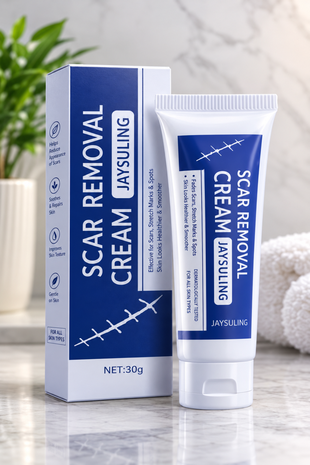 Advanced Silicone Scar Gel and Scar Removal Cream