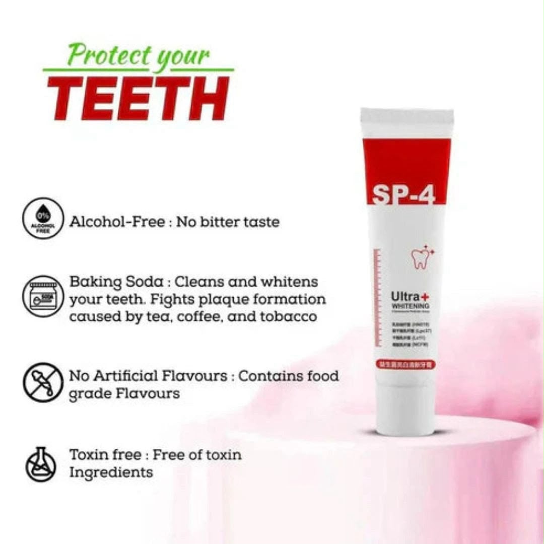 SP-4 Probiotic Brightening and cleaning toothpaste (Buy 1 Get 1 FREE)
