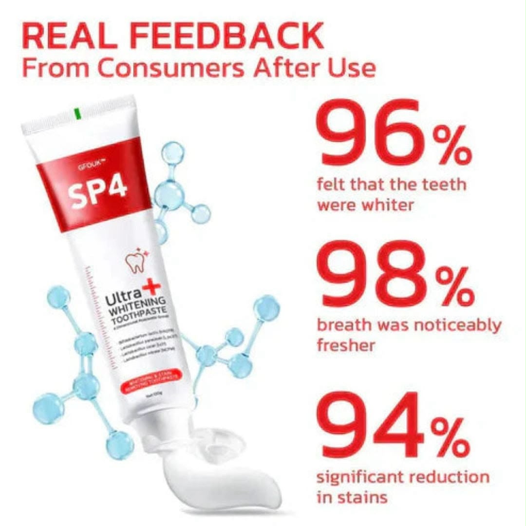SP-4 Probiotic Brightening and cleaning toothpaste (Buy 1 Get 1 FREE)