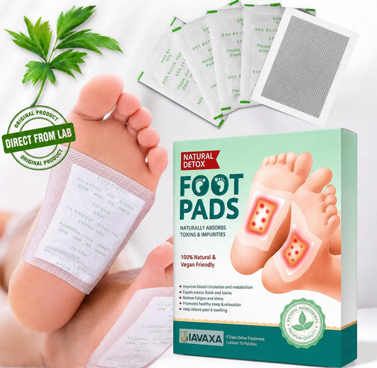 🌿 Herbal Premium Detox Foot Patches | Pack of 20 | Buy 1 Get 1 Free