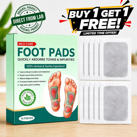 🌿 Herbal Premium Detox Foot Patches | Buy 1 Get 1 Free