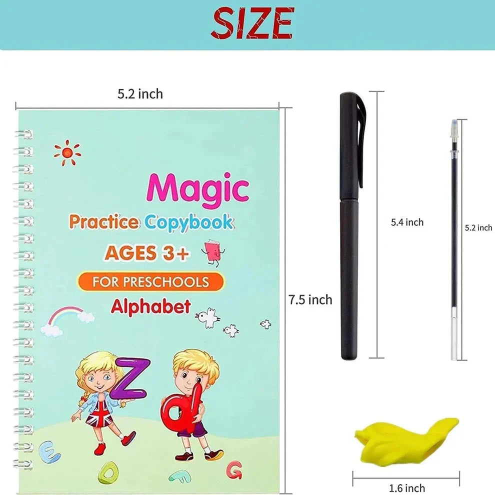 Sank Magic Book (4 BOOKS,1 PEN,1 GRIP,10 REFILL) and  One Magic Color Book