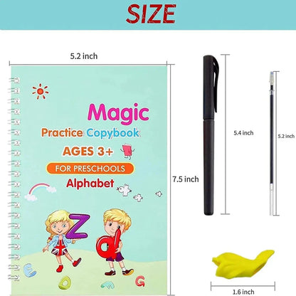 Sank Magic Book (4 BOOKS,1 PEN,1 GRIP,10 REFILL) and  One Magic Color Book